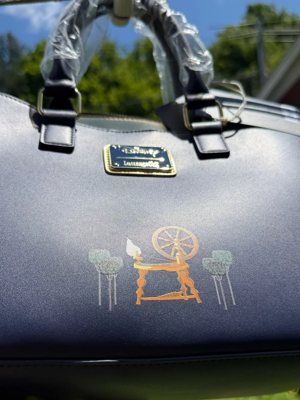 Loungefly Disney Princess Sleeping Beauty Castle Satchel Crossbody NWT Rare